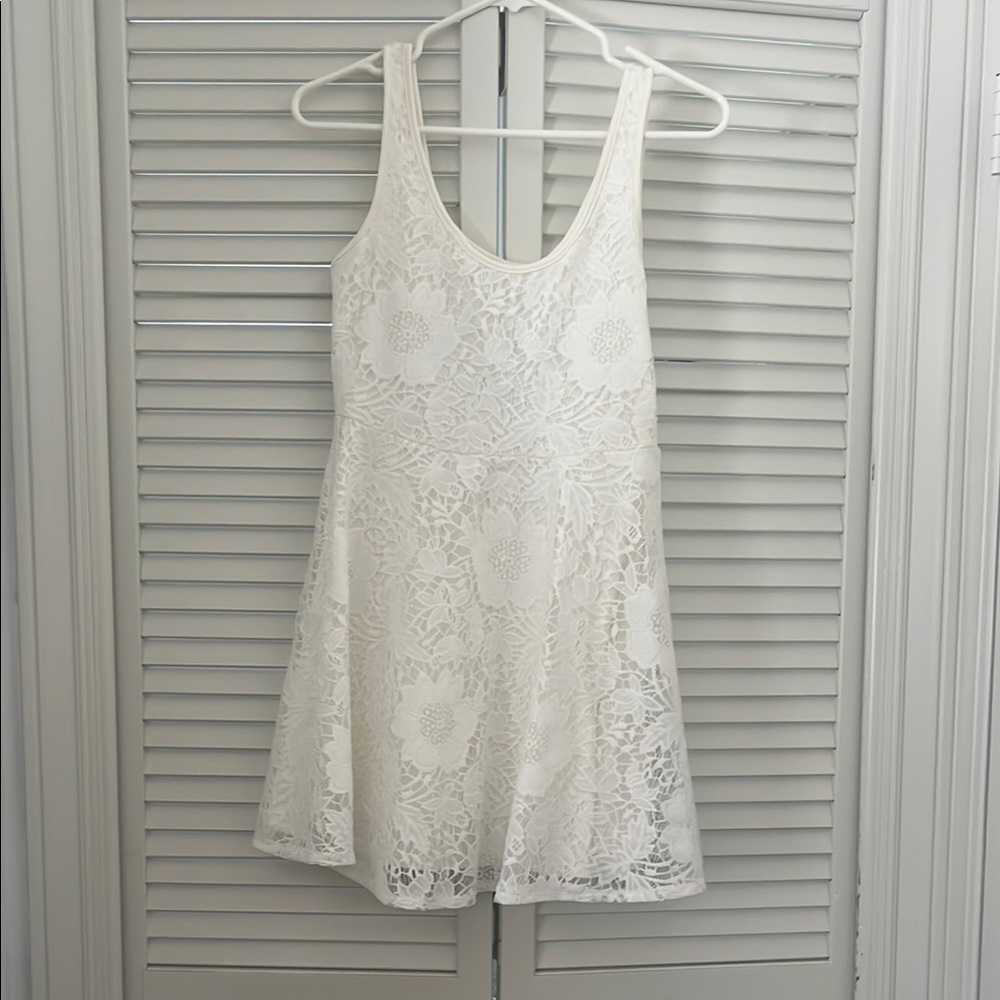 Aeropostale White Lace Dress